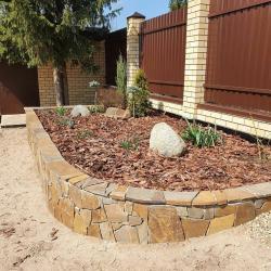 Фотогалерея: Облицовка плитняком "Золотая осень"