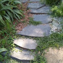 Фотогалерея: Ступени из плит "Шунгита"