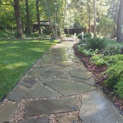 Фотогалерея: Мощение плитняком "Ростовским" крупного формата