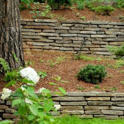 Фотогалерея: Подпорные стенки из плитняка "Ростовский"