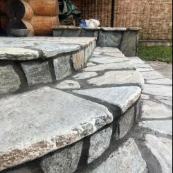 Фотогалерея: Ступени из галтованного камня "Старая Англия"