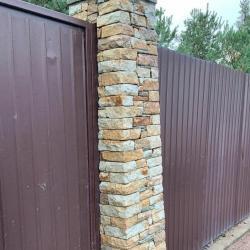 Фотогалерея: Столбы из плитняка "Славянский"