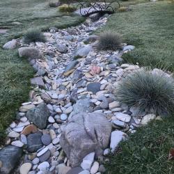Фотогалерея: Сухой ручей. Валун микс, галька "Черноморская", "Самур"