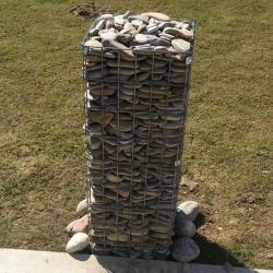 Фотогалерея: Столбик из гальки "Мозаичной"